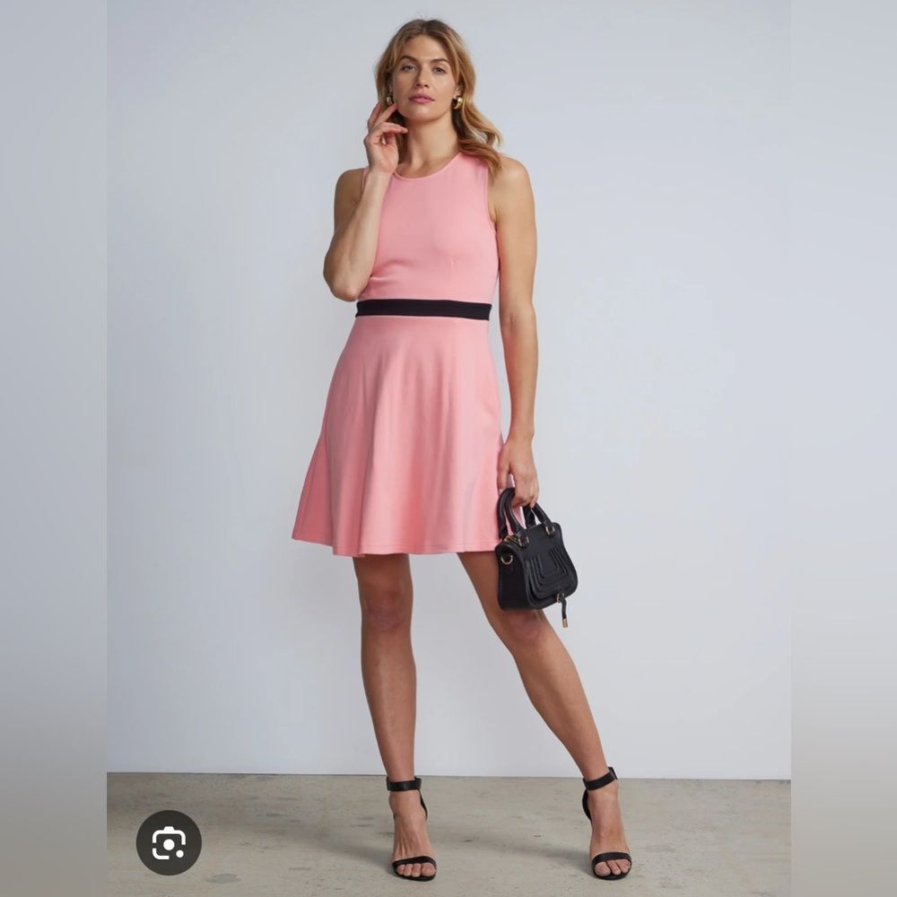 New York & Company Button-Back Flare Dress - City Knits NWT